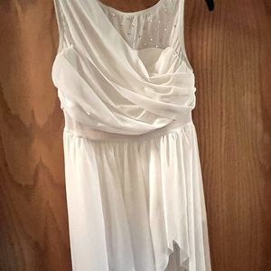 White dance recital dress